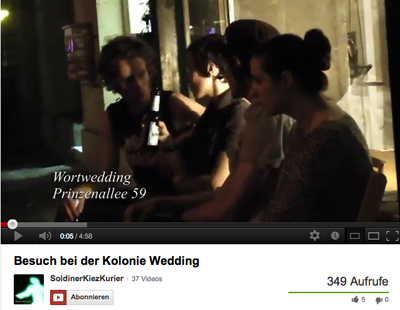 YouTube - Besuch bei der Kolonie Wedding