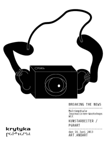 Multimediale Journalisten-Workshops - 16.06.2013